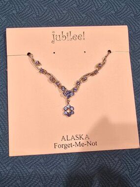 Jubilee Alaska Forget-Me-Not Necklace